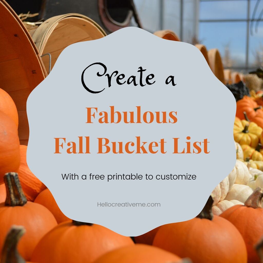 orange pumpkins with overlay create a fabulous fall bucket list