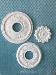 DIY Ceiling Medallion Wall Art - Hello Creative Me