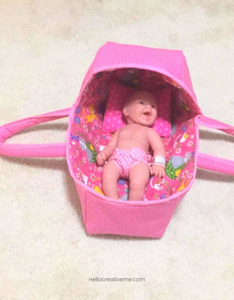 Fabric Baby Doll Baskets Hello Creative Me