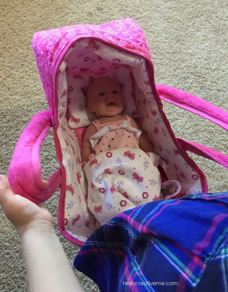 Fabric Baby Doll Baskets Hello Creative Me