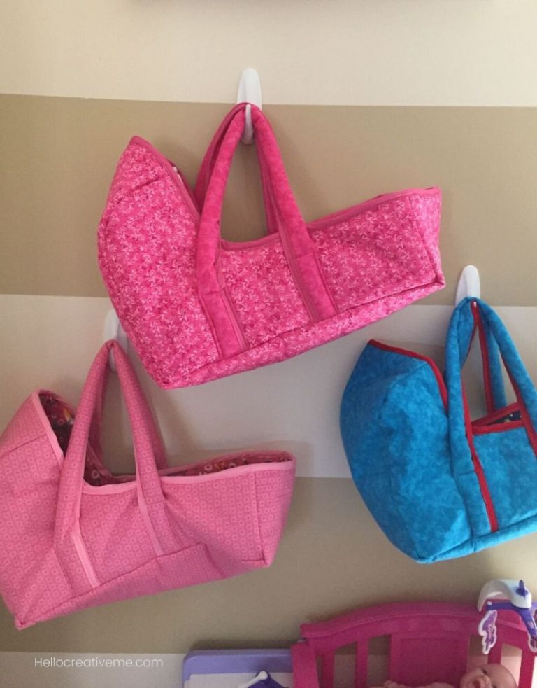 Fabric Baby Doll Baskets Hello Creative Me